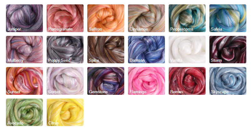 DM Fibers Color Chart